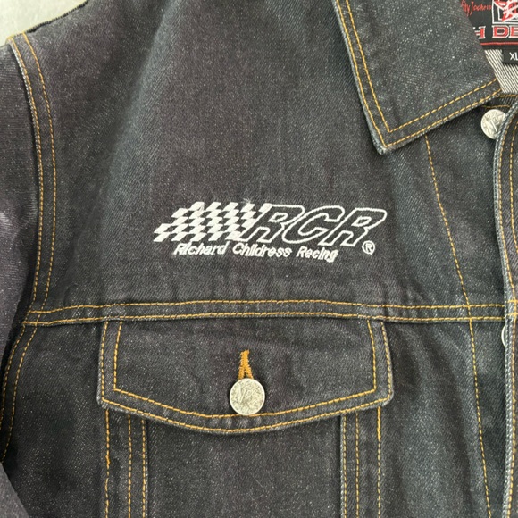 Jack Daniels jacket Old No. 7 RCR Black Denim Jean sz. XL New - Picture 6 of 7